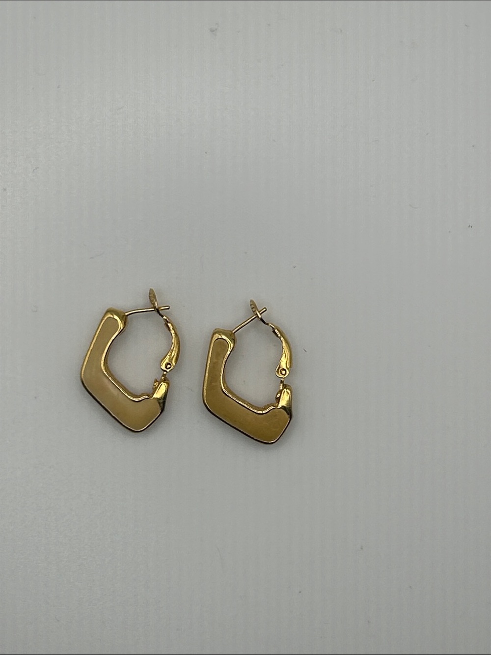 Gold Geometric Hoop Earrings - Women Jewelry